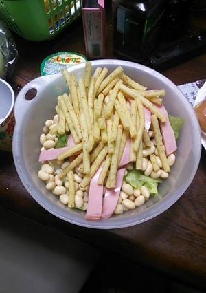 じゃがりこビーンンズサラダ-レシピのメイン写真