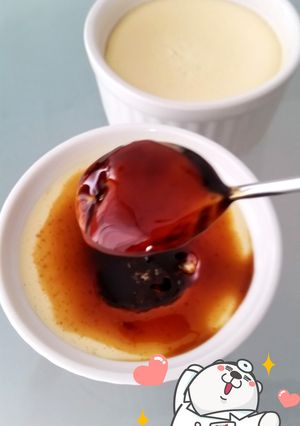 熟成プルーン風味酵素ソースのプリン-レシピのメイン写真