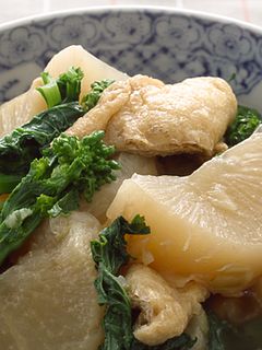 大根と菜の花の煮物-レシピのメイン写真