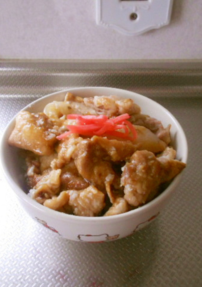 豚厚揚げ丼-レシピのメイン写真