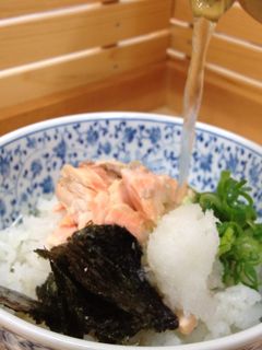 秋鮭のだし茶漬け-レシピのメイン写真