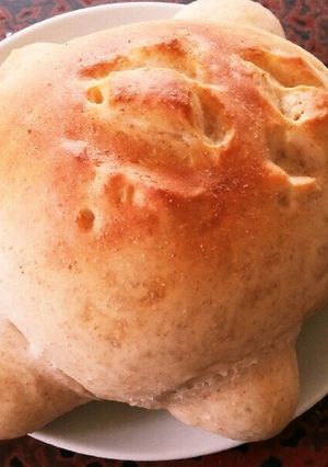 ふわふわ美味！カメさんパン★大きめ-レシピのメイン写真