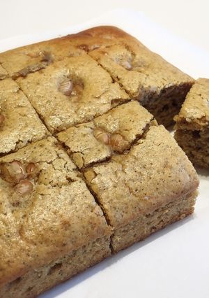 簡単!蒸し大豆ときなこのヘルシーケーキ-レシピのメイン写真