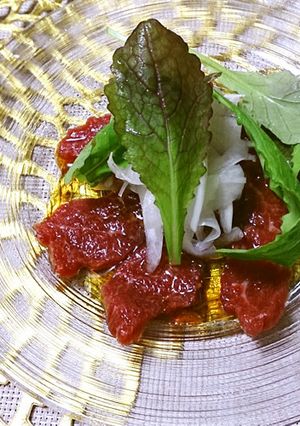 馬刺しのカルパッチョ-レシピのメイン写真