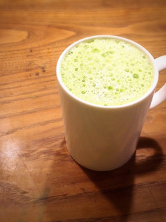 *小松菜ときな粉の豆乳ホットスムージー*-レシピのメイン写真