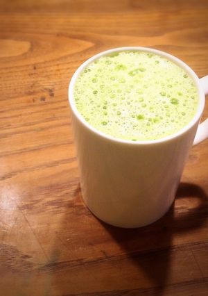 ＊小松菜ときな粉の豆乳ホットスムージー＊-レシピのメイン写真