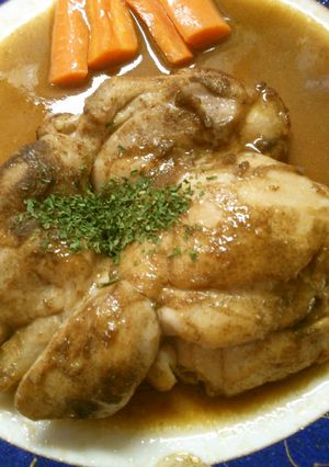 簡単 鶏ももステーキ バターポン酢焼き！-レシピのメイン写真
