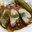 豚ヒレ肉の ローストポーク デミソース♪