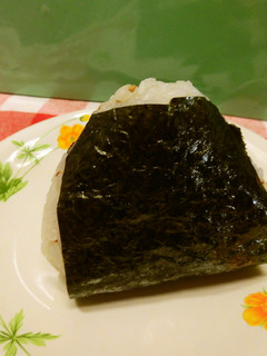 寿司飯のおにぎり♪(かんぴょう・わさび)-レシピのメイン写真
