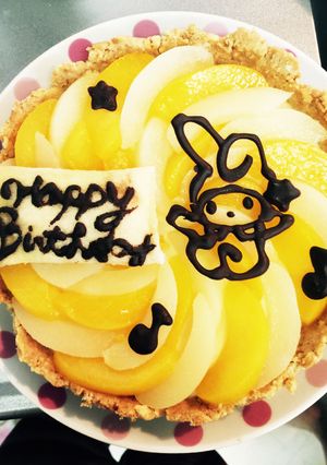 誕生日に☆桃の缶詰で簡単タルト-レシピのメイン写真