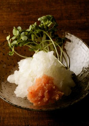 鬼おろしの明太のせ-レシピのメイン写真