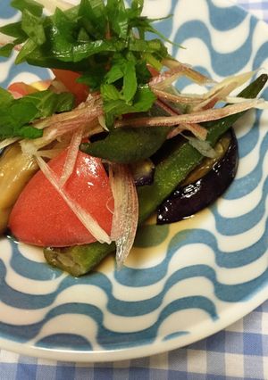 夏野菜の甘酢和え-レシピのメイン写真