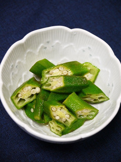 レンジで簡単!オクラのダシ煮-レシピのメイン写真