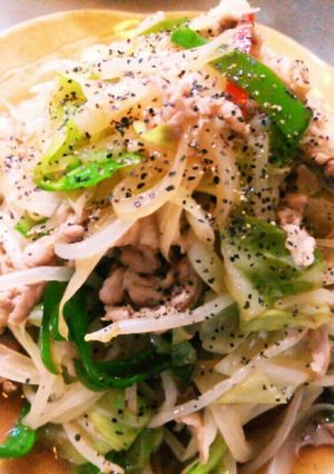 我が家の肉野菜炒め-レシピのメイン写真