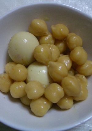 ひよこ豆とうずらの卵のカレーピクルス-レシピのメイン写真