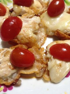 ササミとトマトのチーズ焼き-レシピのメイン写真