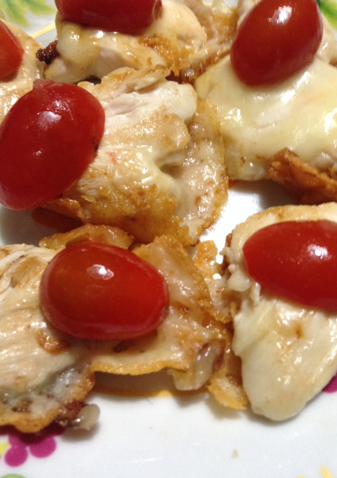 ササミとトマトのチーズ焼き-レシピのメイン写真