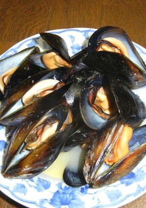 ムール貝の酒蒸し・生姜風味-レシピのメイン写真
