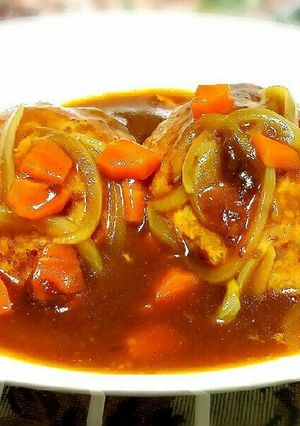 男子も絶賛！☆カレーハンバーグ☆-レシピのメイン写真