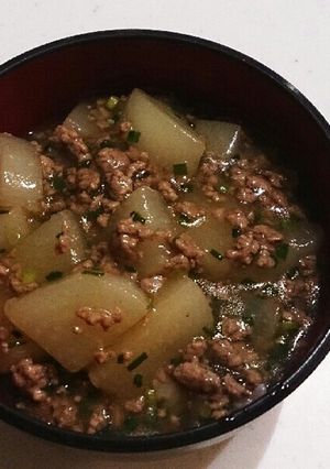 大根と豚ひき肉のトロ～リあんかけ丼♡-レシピのメイン写真