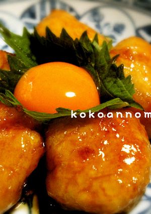 甘酢鶏のお月見仕立て-レシピのメイン写真