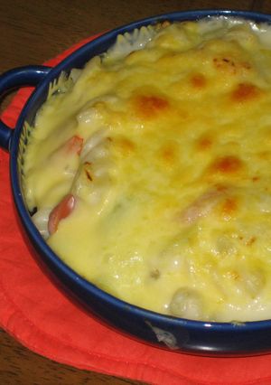 レンジで簡単ホワイトソースで海老グラタン-レシピのメイン写真