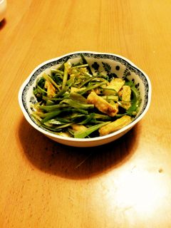 簡単!ネギと油揚げの炒め物。-レシピのメイン写真