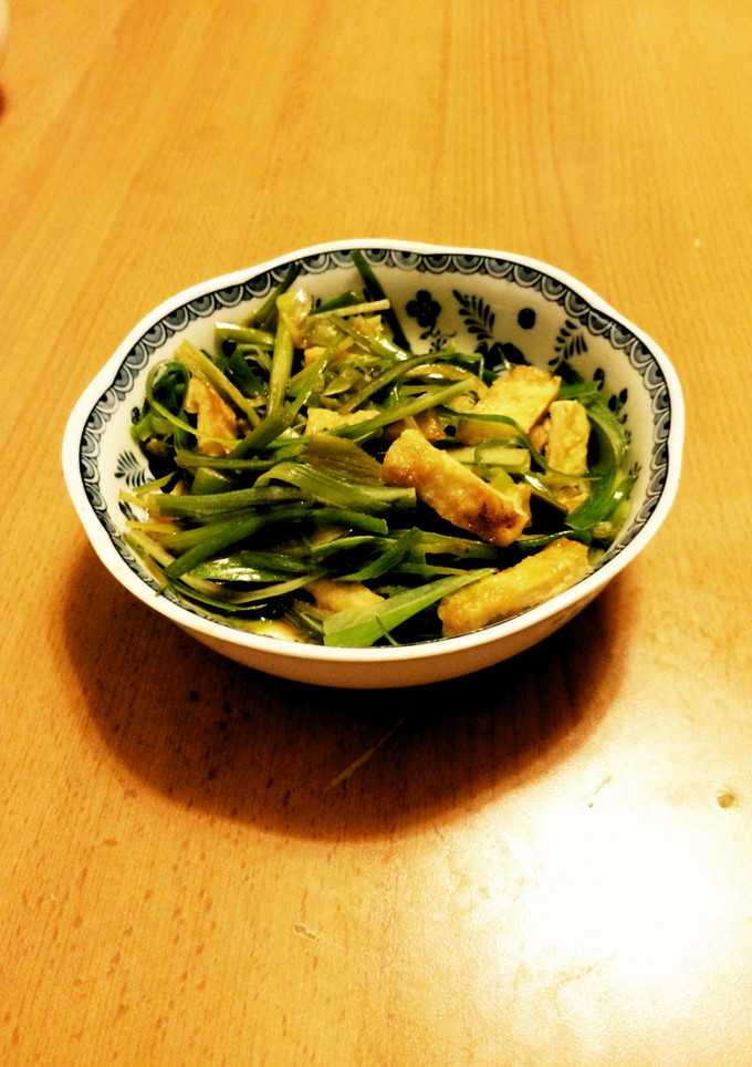 簡単！ネギと油揚げの炒め物。-レシピのメイン写真