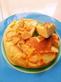 りんごのふわふわHMパンケーキ-レシピのメイン写真