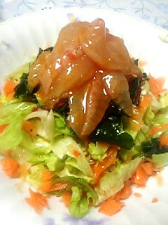 白身魚の韓国風サラダ-レシピのメイン写真