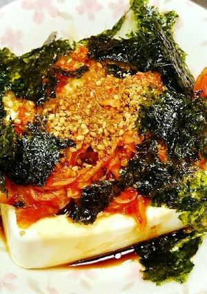 簡単で美味しい韓国風冷奴♪おもてなしにも-レシピのメイン写真