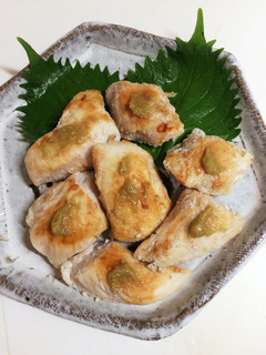 簡単にササミ焼き … わさび乗せ-レシピのメイン写真