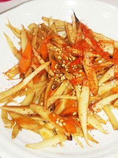 簡単ごま油で炒めキンピラ♪-レシピのメイン写真