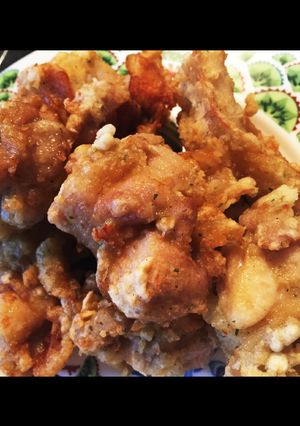 水が隠し味！？肉汁は作れる♡鶏の唐揚げ-レシピのメイン写真