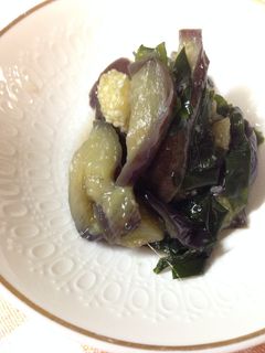 ナスとわかめのお浸し-レシピのメイン写真