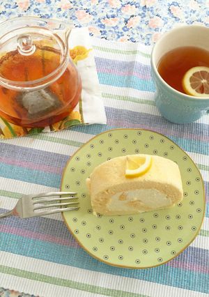 瀬戸内海のレモンロールケーキ-レシピのメイン写真