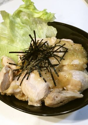 ☆風味バツグン!香味ネギの旨塩ダレ鶏胸丼-レシピのメイン写真