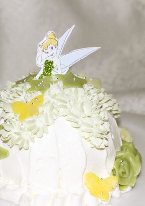 妖精ティンカーベルのケーキ-レシピのメイン写真