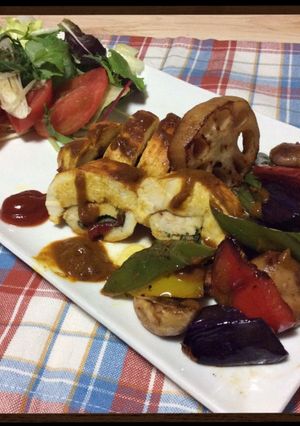 超簡単!鶏肉の蒸し焼き夏野菜を添えて-レシピのメイン写真