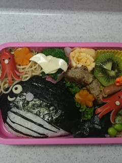 クジラくん弁当-レシピのメイン写真