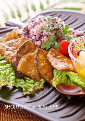 ナスと豚ばら肉で簡単♬甘辛スタミナ丼-レシピのメイン写真