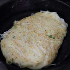 もっちり 素麺入りお好み焼き風-レシピのメイン写真