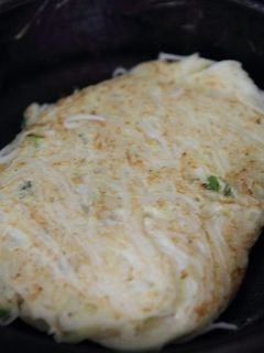 もっちり 素麺入りお好み焼き風-レシピのメイン写真