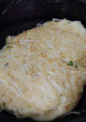 もっちり 素麺入りお好み焼き風-レシピのメイン写真