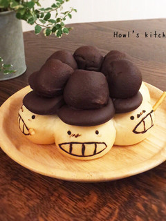 キャラちぎりパン♡ハウルの動く城より-レシピのメイン写真