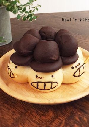 キャラちぎりパン♡ハウルの動く城より-レシピのメイン写真