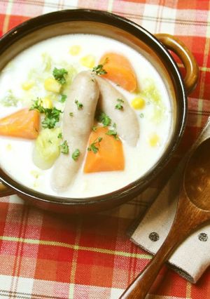 白菜とろうま！生サルシッチャのシチュー-レシピのメイン写真