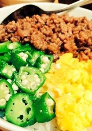 疲れた日に簡単!三食丼★-レシピのメイン写真