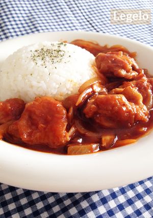 定番調味料だけで♪簡単チキンハヤシライス-レシピのメイン写真