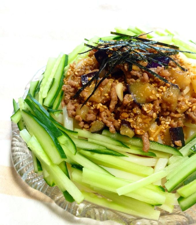 *肉味噌ぶっかけうどん*ぽん酢入り♡-レシピのメイン写真